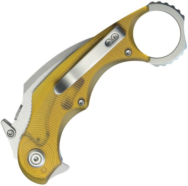 Kubey Rogue Pikal Karambit Ultem Linerlock