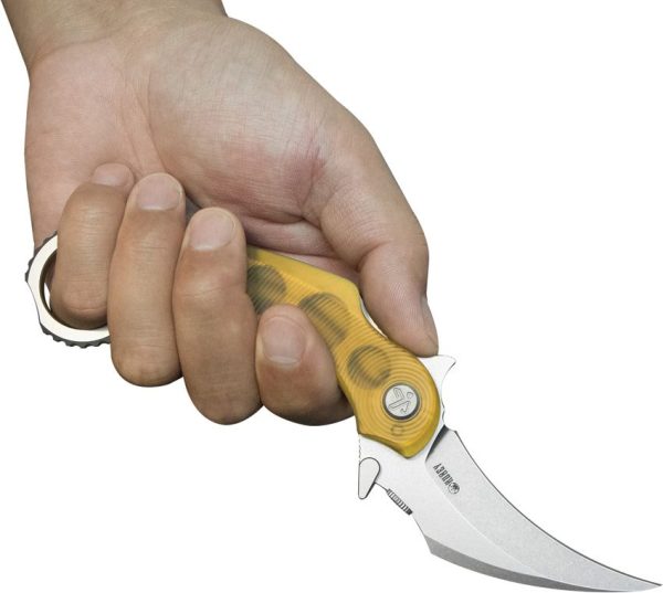 Kubey Rogue Pikal Karambit Ultem Linerlock