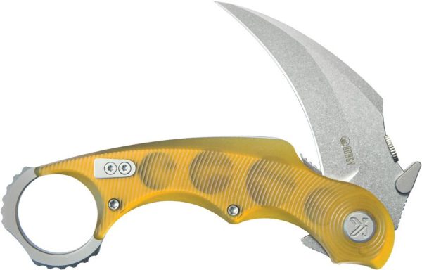 Kubey Rogue Pikal Karambit Ultem Linerlock