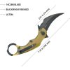 KUB298H_add_02.jpg Kubey Rogue Karambit Blackwash Amber Ultem