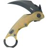 KUB298H_add_04.jpg Kubey Rogue Karambit Blackwash Amber Ultem