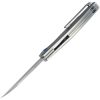 Kubey Barracuda Linerlock Gray Titanium 3.38in