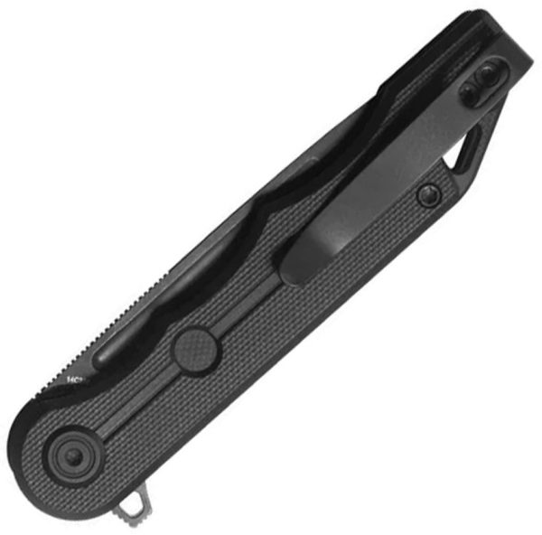 Kubey Mizo Linerlock Folding Knife - Black G10