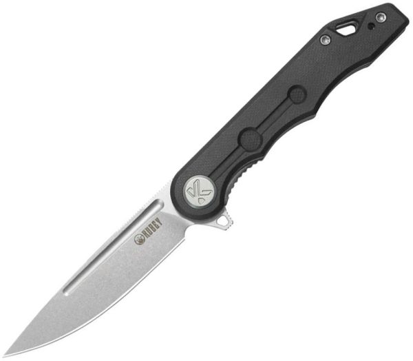 KUB312R.jpg Kubey Mizo Linerlock Black G10 3.13in Blade
