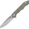 KUB312S.jpg Kubey Mizo Linerlock Khaki G10 3.13in Blade