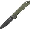 Kubey Mizo Linerlock OD Green G10 3.13in Blade