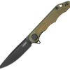 Kubey Mizo Linerlock Folding Knife - Ultem Handle
