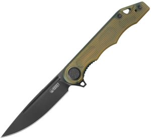 Kubey Mizo Linerlock Folding Knife - Ultem Handle
