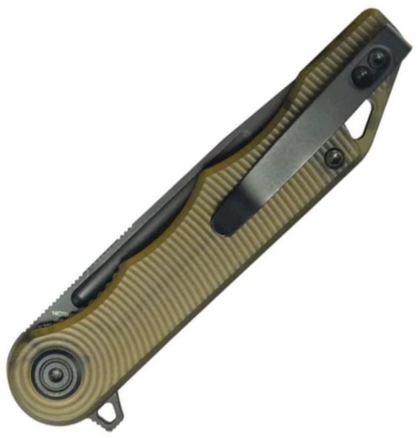 Kubey Mizo Linerlock Folding Knife - Ultem Handle