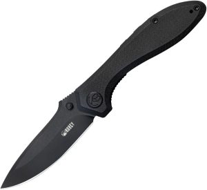 Kubey Ruckus Linerlock Black G10 Folding Knife