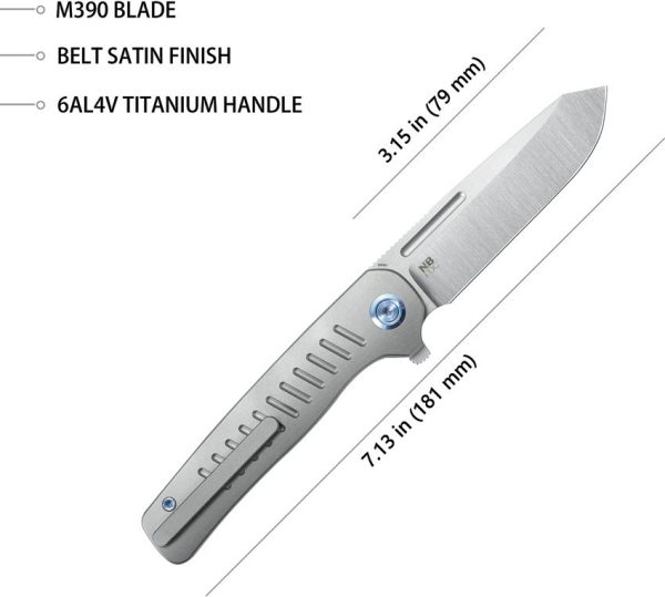 Steelhead Linerlock Gray Ti