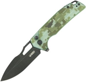 KUB316M.jpg Kubey RDF Button Lock Camo G10 Folding Knife