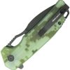 Kubey RDF Button Lock Camo G10 Folding Knife