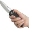 Kubey RDF Button Lock Black G10 Spear Point Blade