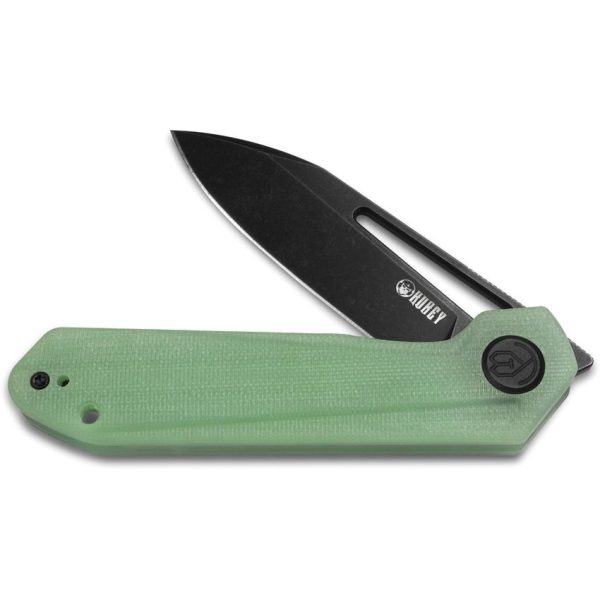 Kubey Royal Linerlock Jade G10 Folding Knife