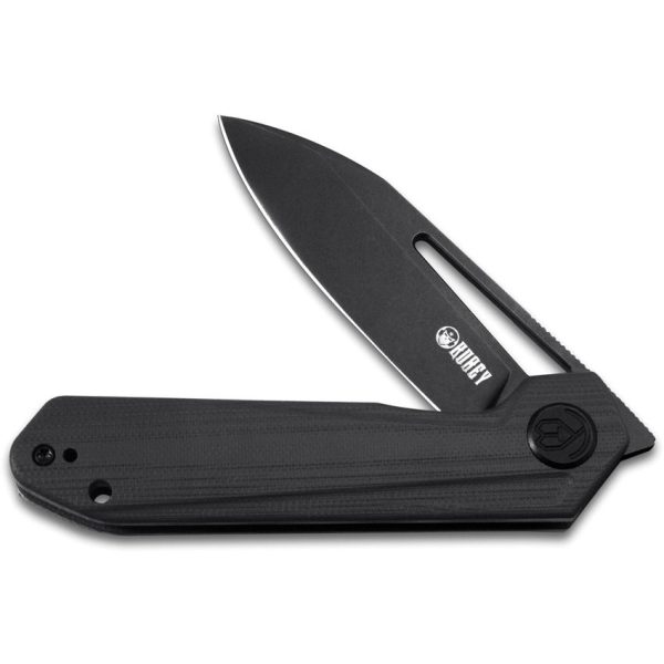 Kubey Royal Linerlock Black G10 Folding Knife