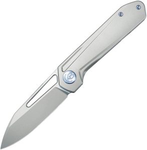 Kubey Royal Framelock Titanium Gray M390 Blade