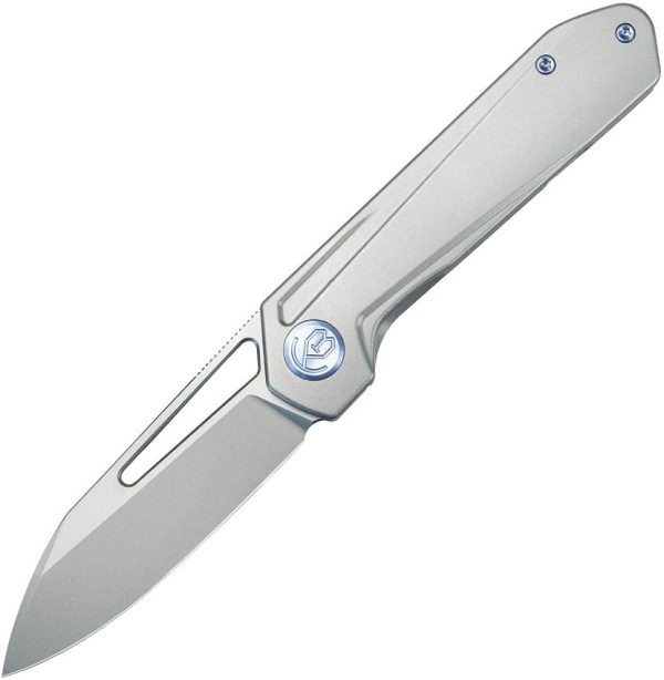 Kubey Royal Framelock Titanium Gray M390 Blade