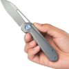 Kubey Royal Framelock Titanium Gray M390 Blade