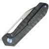 Kubey Royal Framelock Flame Titanium M390 Blade