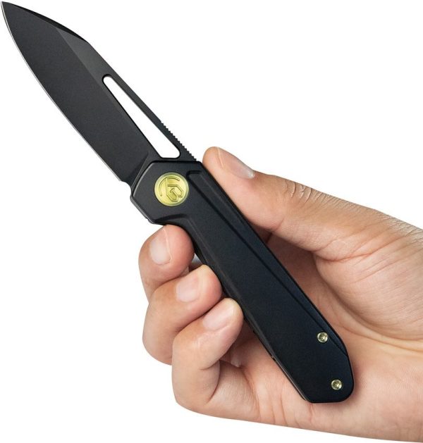 Kubey Royal Framelock Blackout Ti - M390 Blade