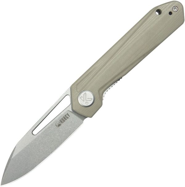 Kubey Royal Linerlock Tan - 14C28N G10