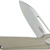 Kubey Royal Linerlock Tan - 14C28N G10