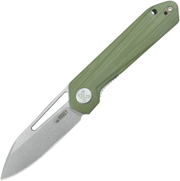 KUB321S.jpg Kubey Royal Linerlock OD Green - 14C28N G10