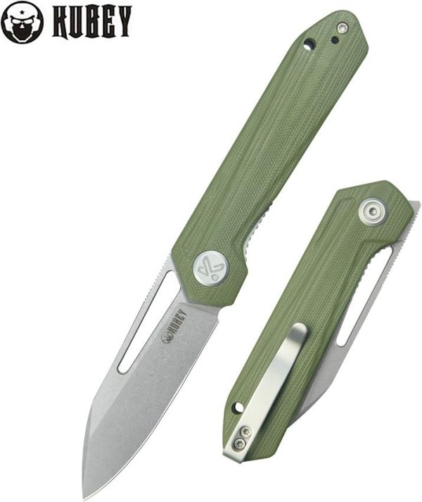 KUB321S_add_07.jpg Kubey Royal Linerlock OD Green - 14C28N G10