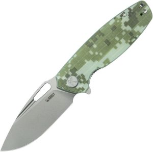 KUB322Q.jpg Kubey Tityus Linerlock Camo - Drop Point 14C28N