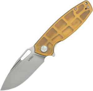 KUB322R.jpg Kubey Tityus Linerlock Ultem - Stonewash 14C28N