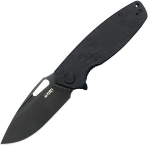 Kubey Tityus BlackWash Linerlock - Black G10