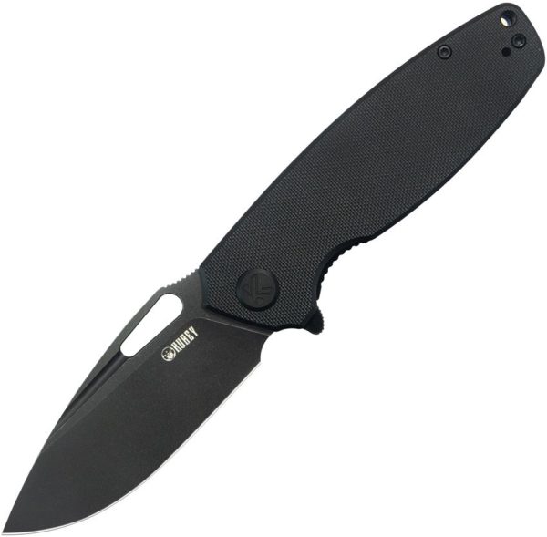 Kubey Tityus BlackWash Linerlock - Black G10