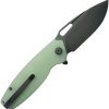 Kubey Tityus BlackWash Linerlock - Jade G10
