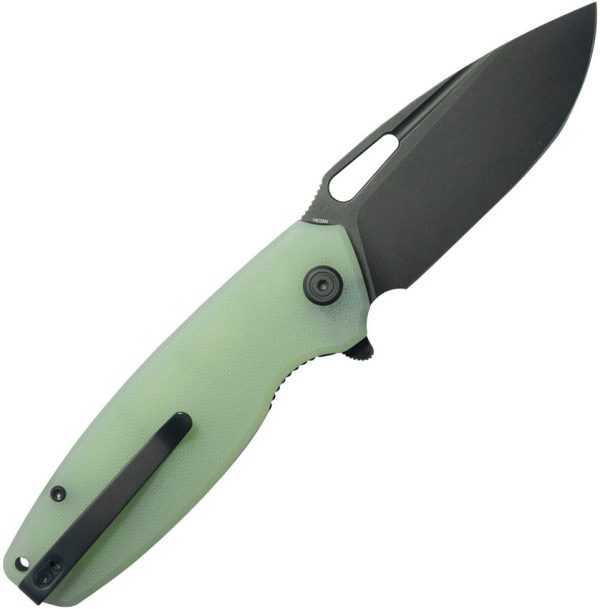 Kubey Tityus BlackWash Linerlock - Jade G10