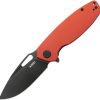 Kubey Tityus BlackWash Linerlock - Red G10