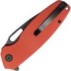 Kubey Tityus BlackWash Linerlock - Red G10