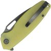 Kubey Tityus BlackWash Linerlock - Yellow G10