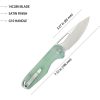 Kubey Doris Linerlock - Jade G10 Satin