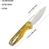 Kubey Doris Linerlock Ultem - Satin 14C28N