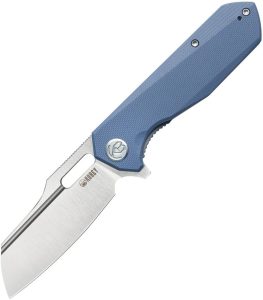 Kubey Atlas Linerlock - Blue G10 Satin Blade