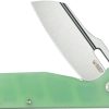 Kubey Atlas Linerlock - Jade G10 Satin Blade