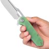 Kubey Atlas Linerlock - Jade G10 Satin Blade