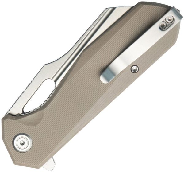KUB328J_add_01.jpg Kubey Atlas Linerlock - Tan G10 Satin Blade