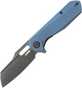 Kubey Atlas Linerlock - Slate Blue Stonewash