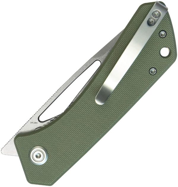 Kubey Thalia Front Flipper - OD Green G10