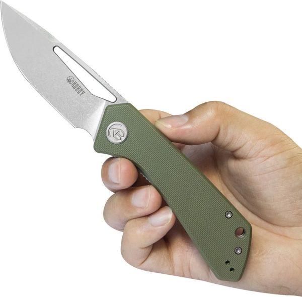 Kubey Thalia Front Flipper - OD Green G10