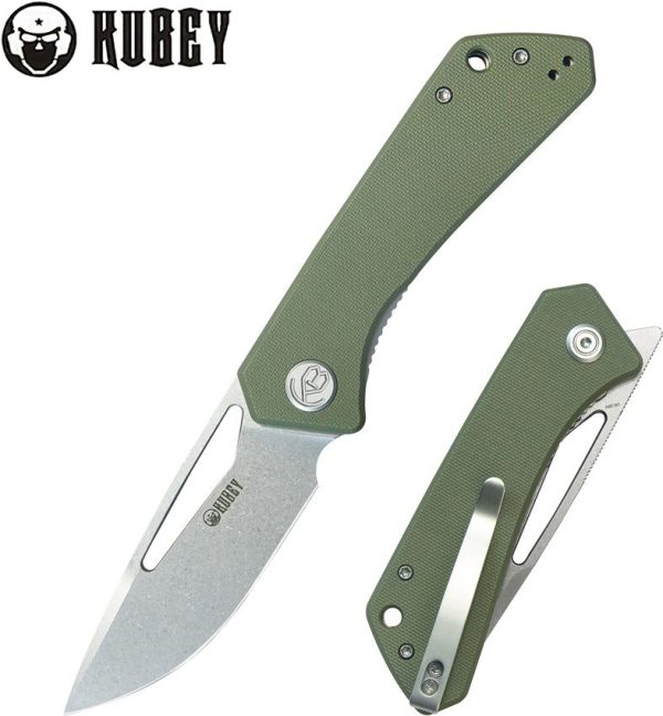Kubey Thalia Front Flipper - OD Green G10