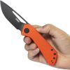 Kubey Thalia Front Flipper Orange G10 - 14C28N
