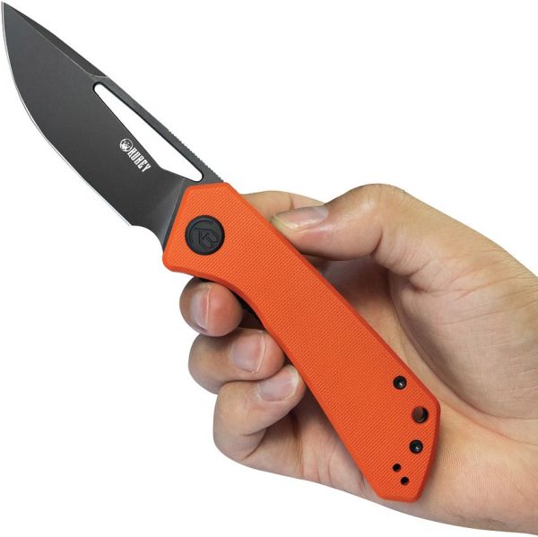Kubey Thalia Front Flipper Orange G10 - 14C28N